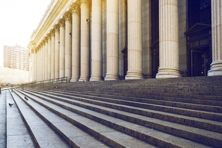 Federal building columns