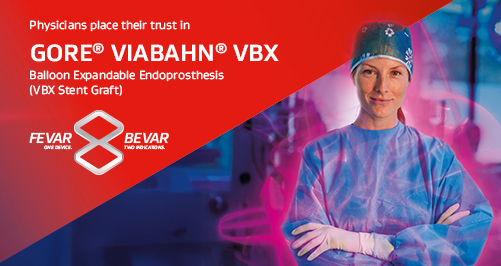 Physicians place their trust in GORE&reg; VIABAHN&reg; VBX Balloon Expandable Endoprosthesis (VBX Stent Graft)
