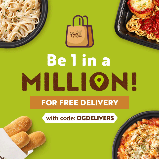 Be 1 in a Million! For free delivery with code: OGDELIVERS