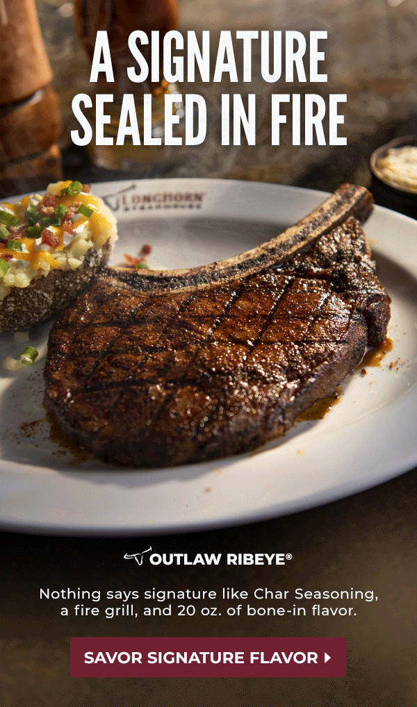 A signature steak sealed in fire.