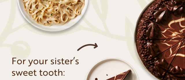 For your Sister: Black Tie Mousse Cake