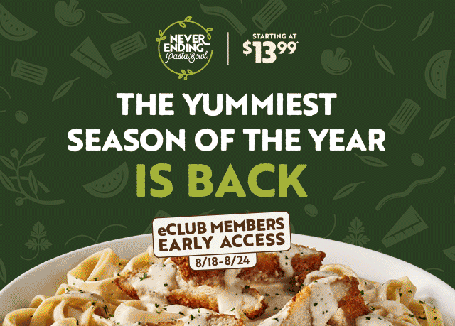 The Yummiest Season Of The Year Is Back eClub Members Early Access 8/18 - 8/24