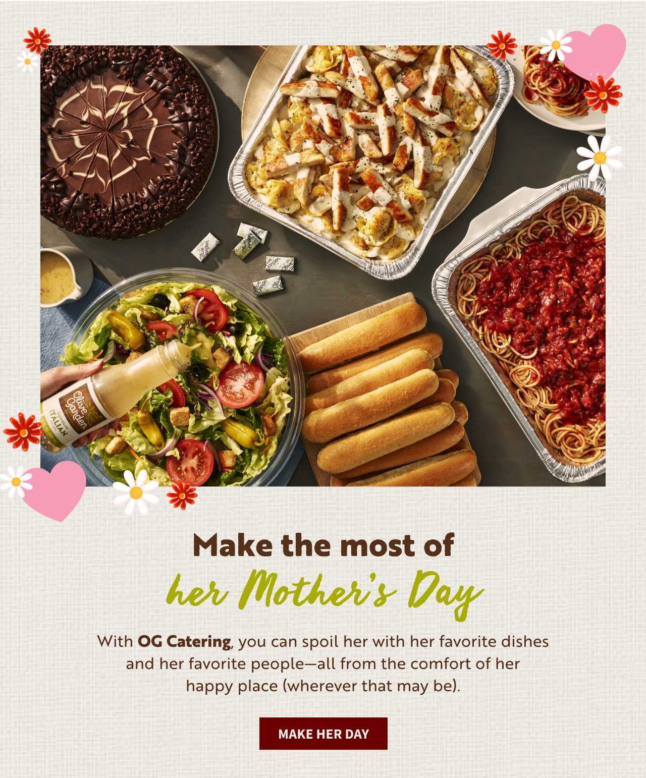 Make her day with OG Catering