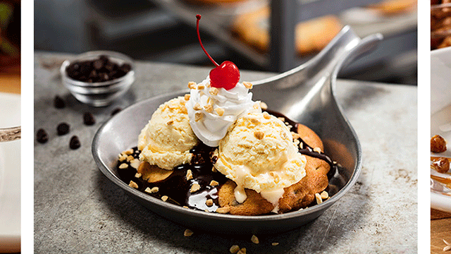 Carousel of Cheddar's Desserts