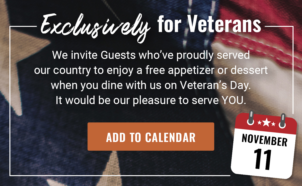 Exclusively for Veterans