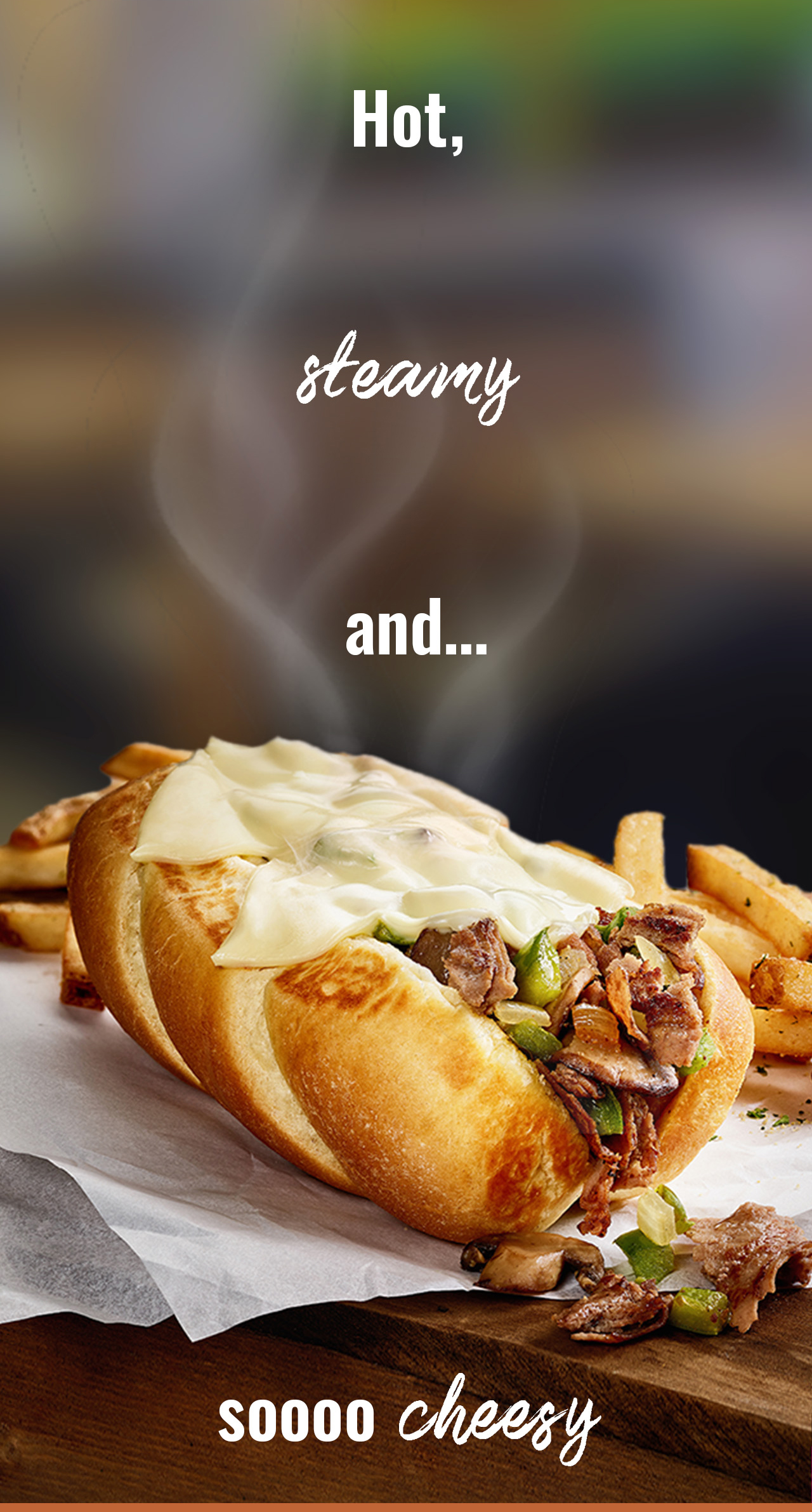 Hot, steamy and… soooo cheesy