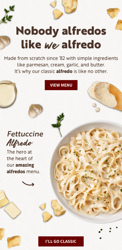 View the Alfredos
