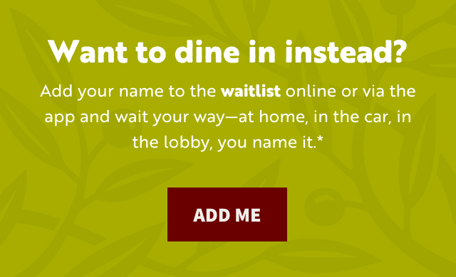 Add Me To the Waitlist