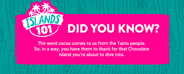 Islands 101: Did you know the word cocoa comes to us from the Taino people?