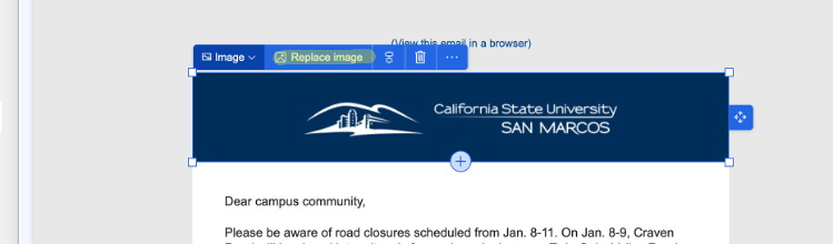 Click default blue header