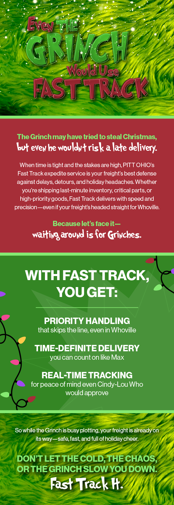 Even the Grinch would use Fast Track.