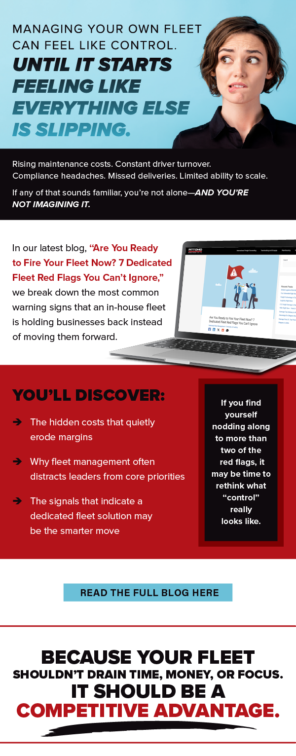 Are you ready to fire your fleet now? Dedicated fleet red flats you can't ignore.  