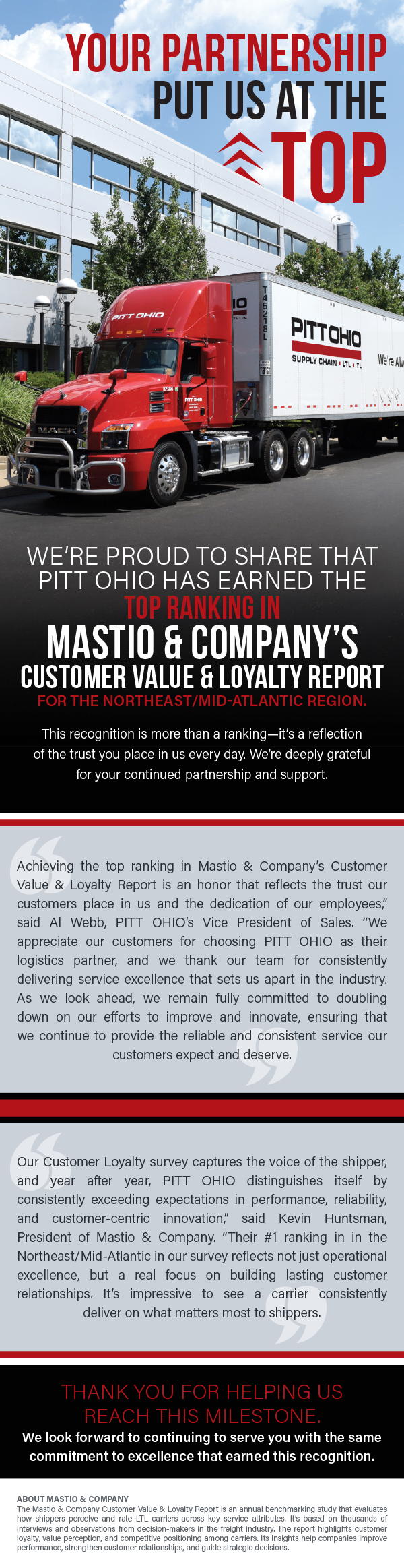 Mastio & Company's Customer Value & Loyalty Report