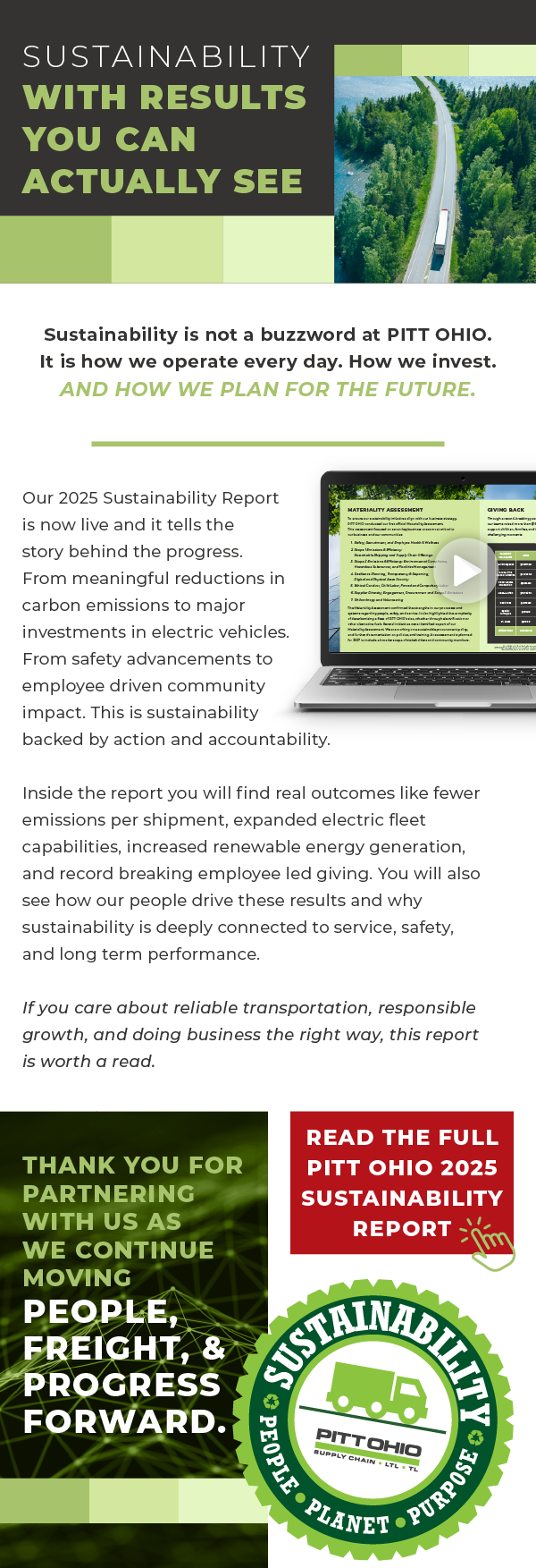 2025 Sustainability Report is Now Live