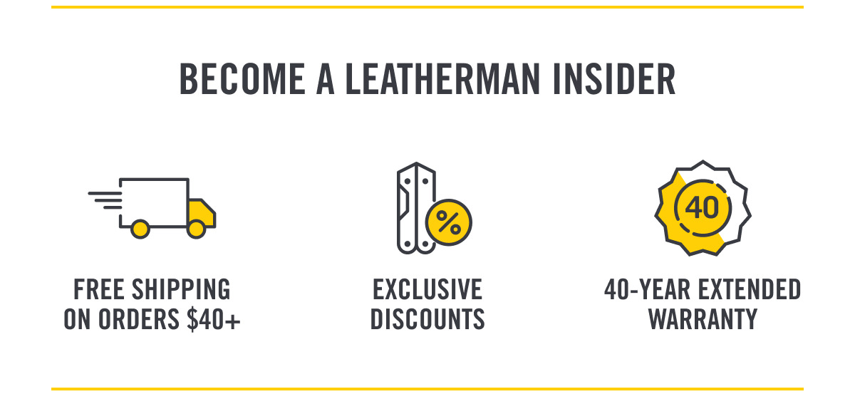 Become a Leatherman Insider White Discounts