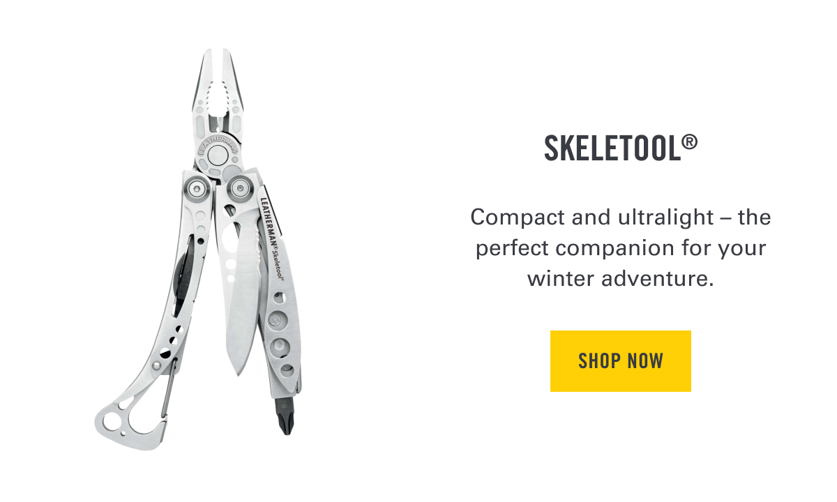  SKELETOOL Compact and ultralight the perfect companion for your winter adventure. 