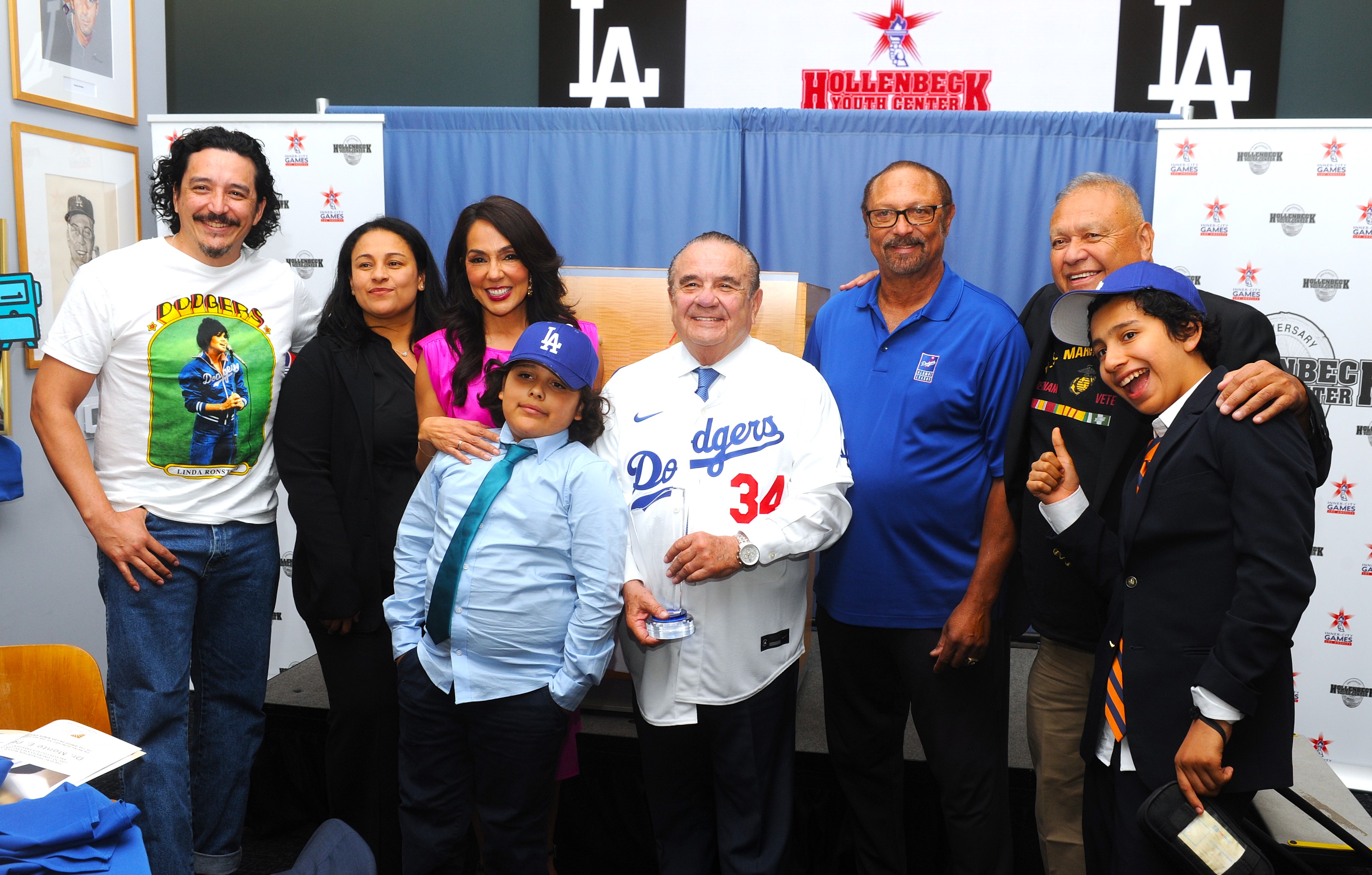 ELAC President Dr. Monte Pérez Honored at Hollenbeck Youth Center's 45th Annual Dodger Salute