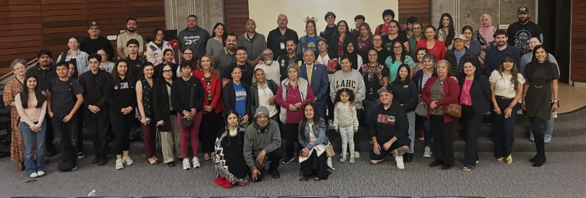 LAHC group photo with Great-great Grandson of General Emiliano Zapata