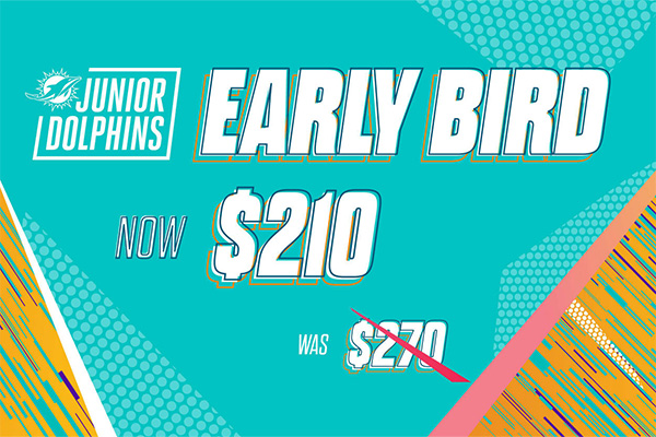 Junior Dolphins - Early Bird now $210