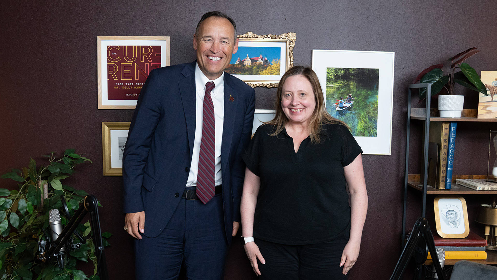 The Current podcast hosted by Dr. Kelly Damphousse with guest Dr. Carmen Westerberg