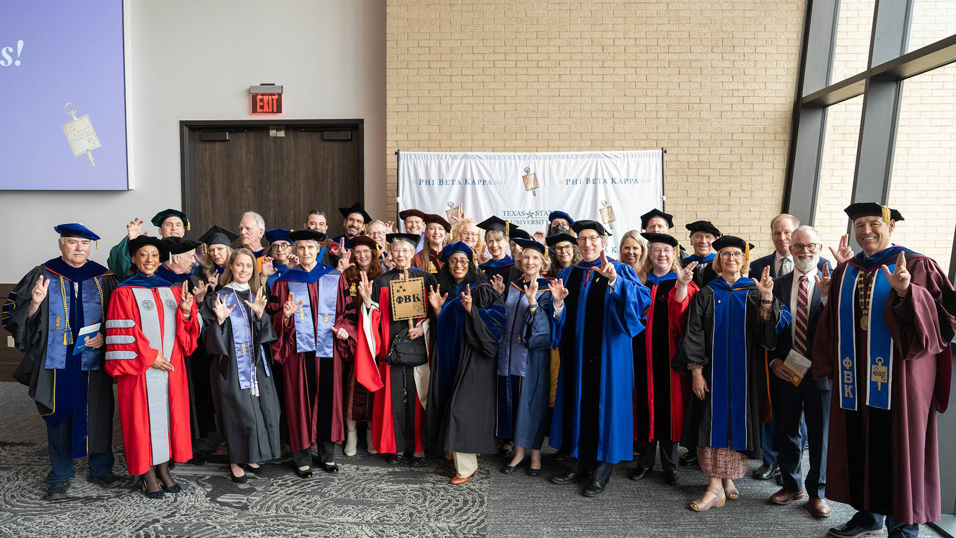 The inaugural Phi Beta Kappa class.