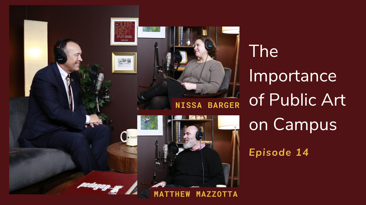 The Current Podcast hosted by Dr. Kelly Damphousse with guests Nissa Barger and Matthew Mazzotta