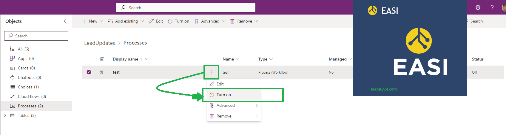 Activate the workflow as a process template from the list view instead of using the Activate button on the form