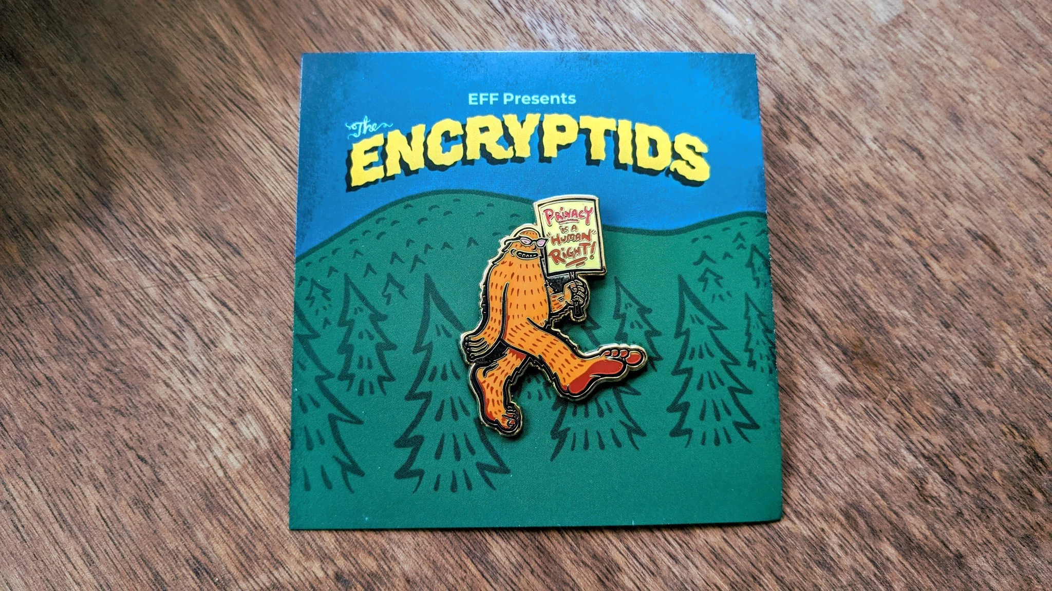 EFF's Bigfoot Pin