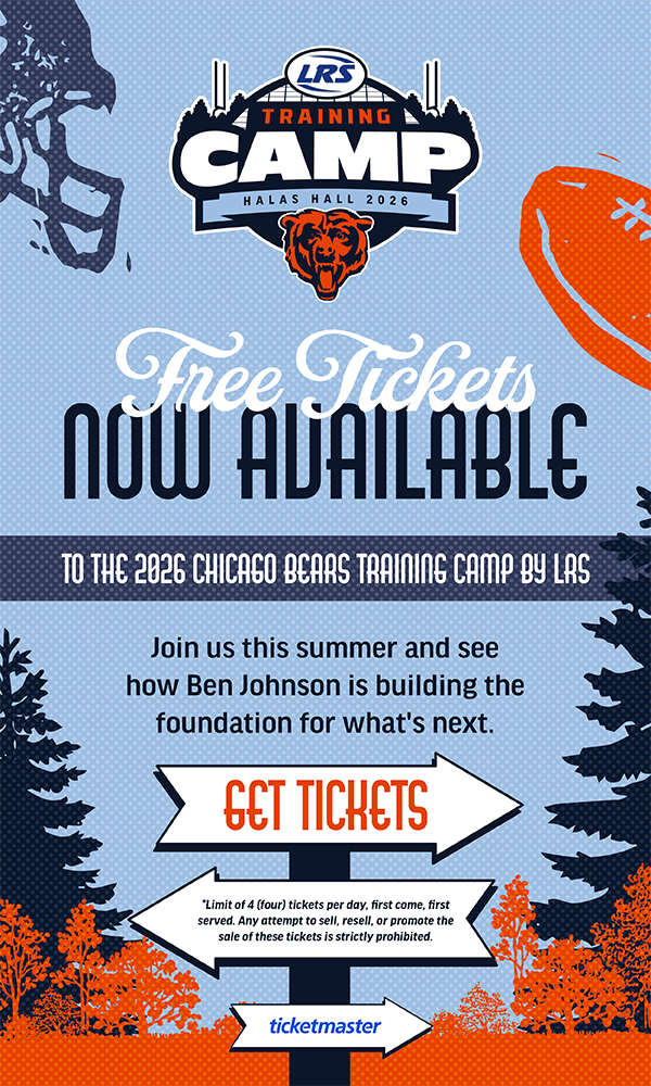 Bears Training Camp Tickets Available Now