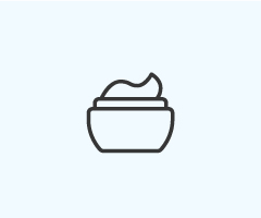 Icon representing skin care and beauty