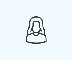 Icon representing women's health