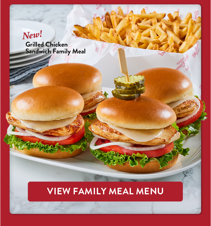 View Family Meal Menu