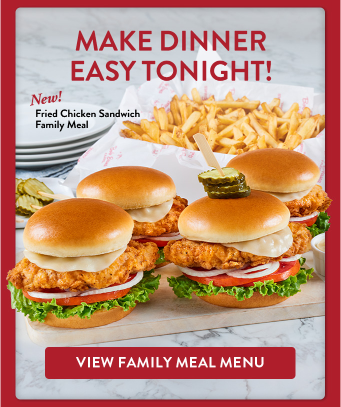 View Family Meal Menu