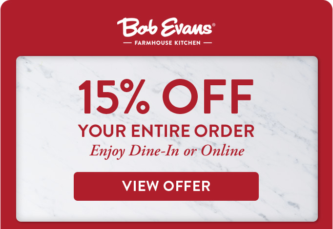 15% Off Your Entire Order