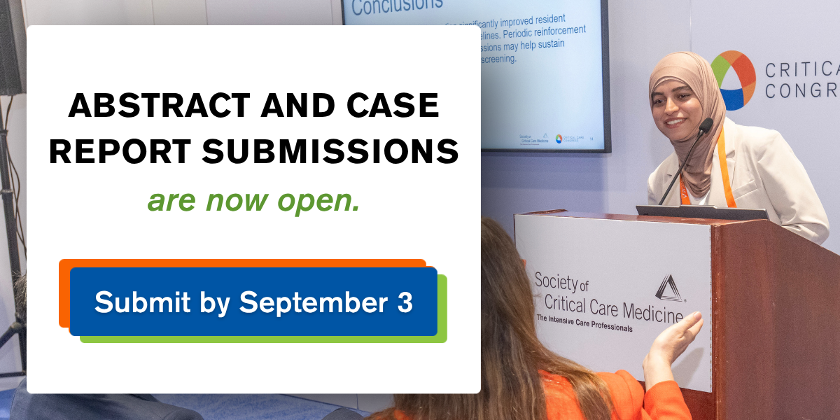 Abstract and case report submissions are now open. Submit by September 3