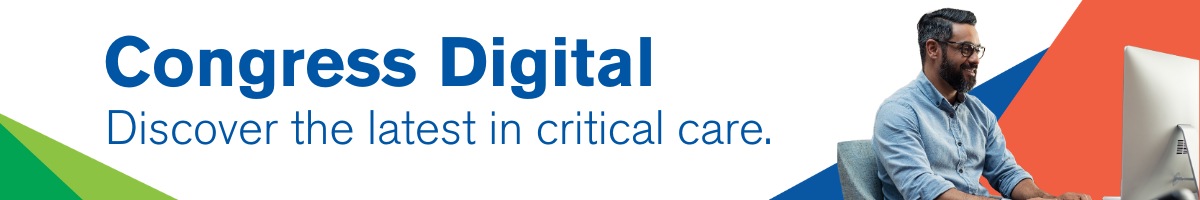 Congress Digital. Discover the latest in critical care.