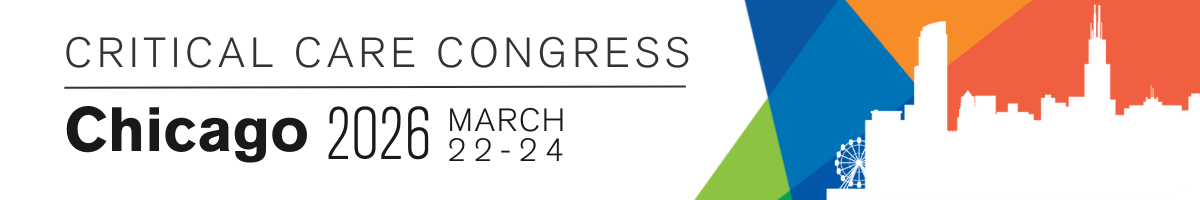 Critical Care Congress. Chicago 2026, March 22-24.