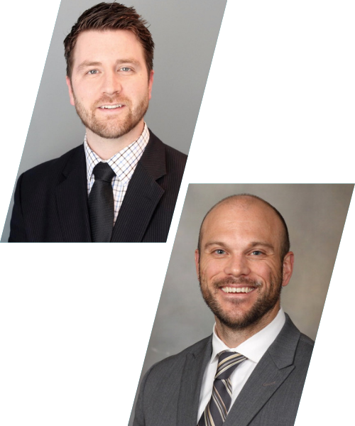 Headshots of Scott Benken and Nathan Smischney