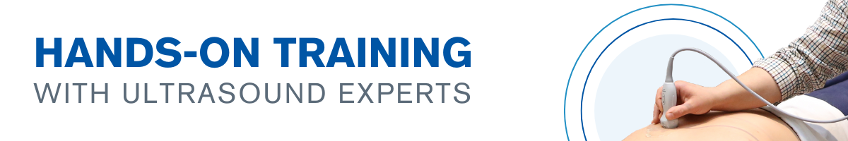 Hands-on training with ultrasound experts.