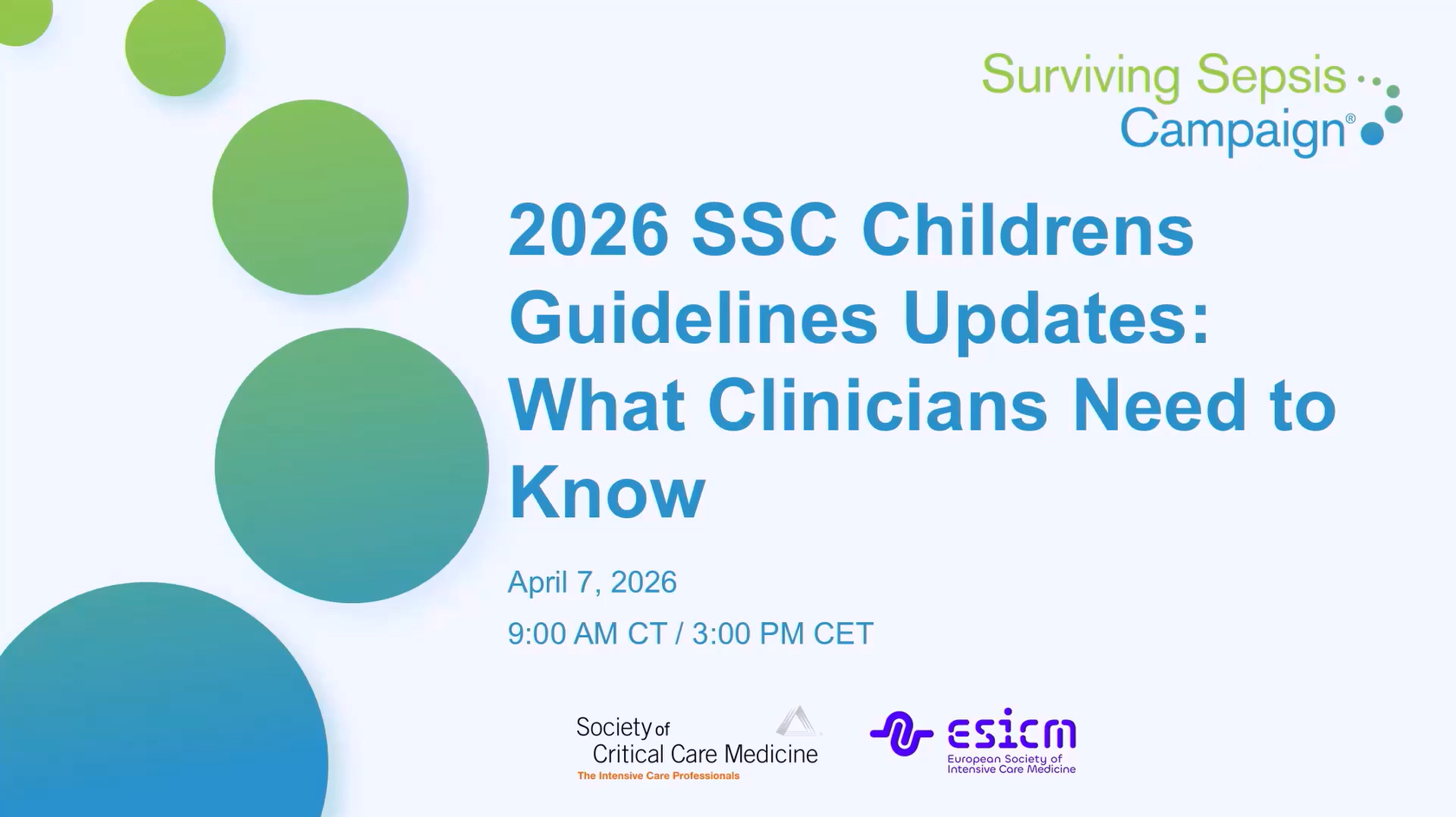 2026 SCC Childrens Guidelines Updates: What Clinicians Need to Know