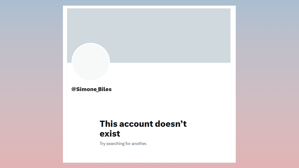 Biles X Account