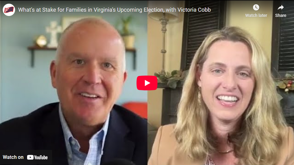Craig DeRoche on the left and Victoria Cobb on the right