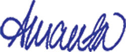 Amanda Signature