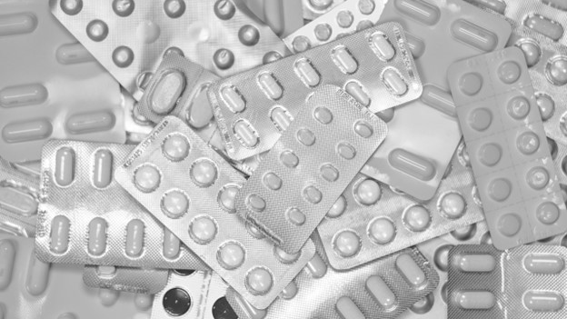 pills in foil packages