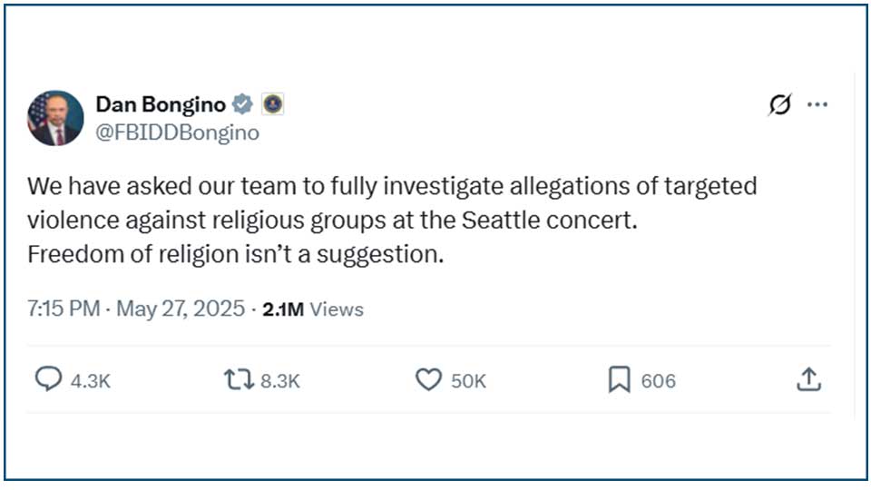 Bongino quote on religious freedom