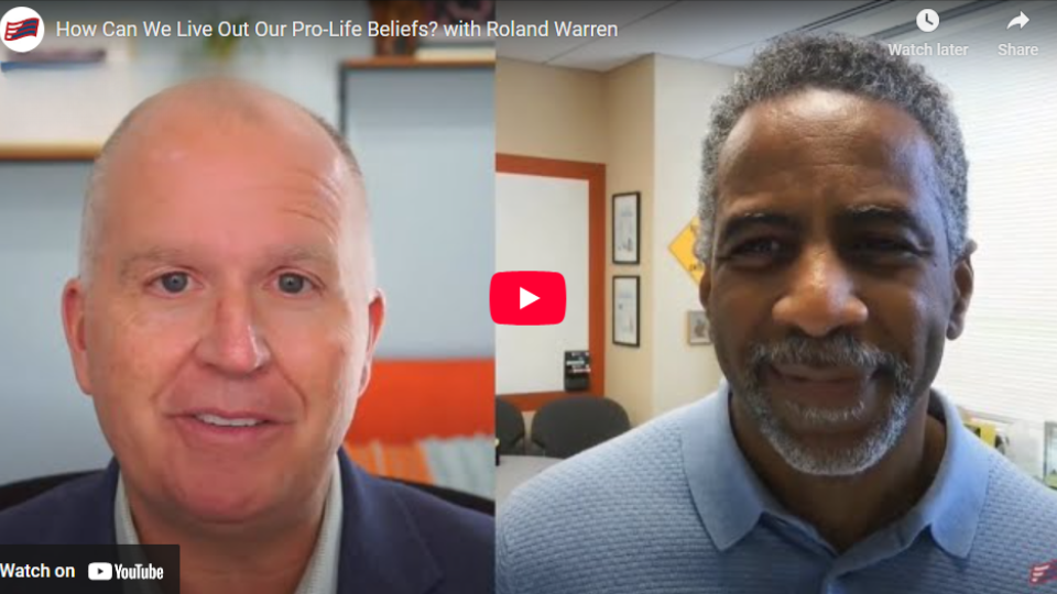 Craig DeRoche on the left and Roland Warren on the right