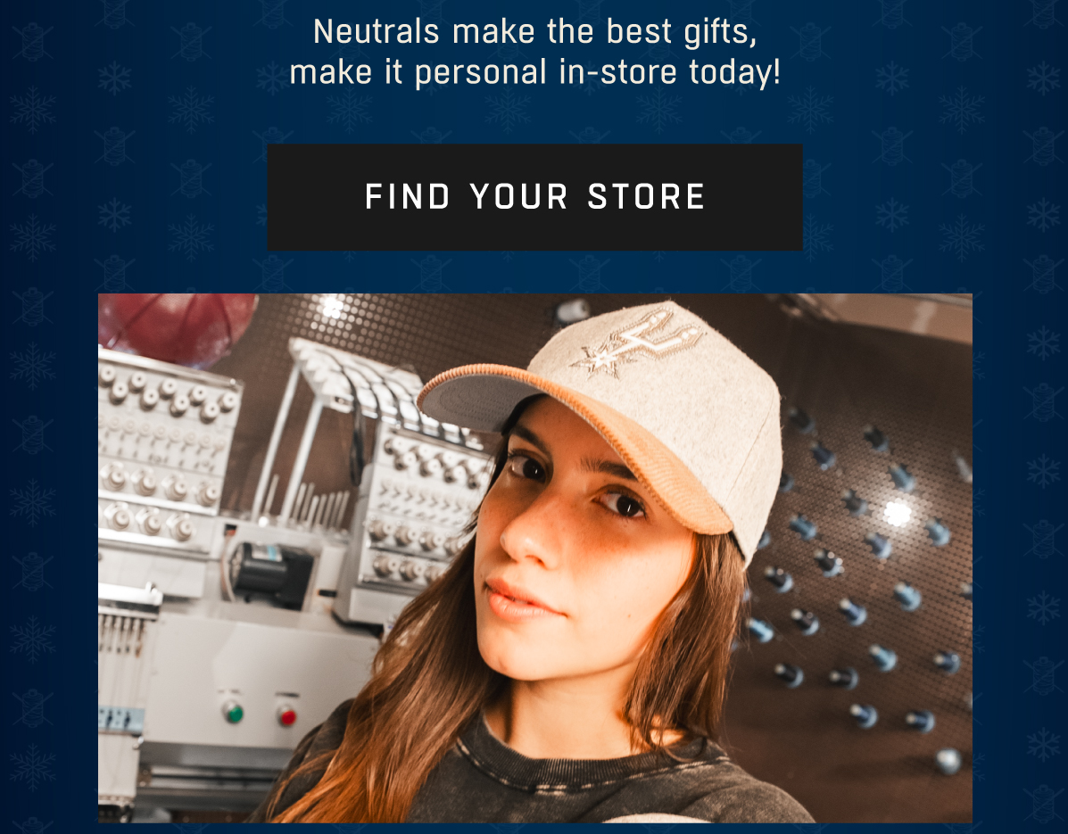 Neutrals make the best gifts, make it personal in-store today!