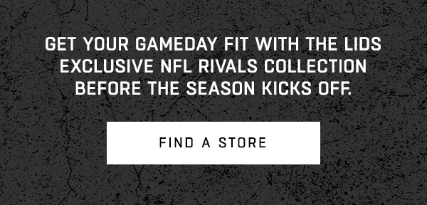 Get your gameday fit with the Lids Exclusive NFL Rivals Collection before the season kicks off.