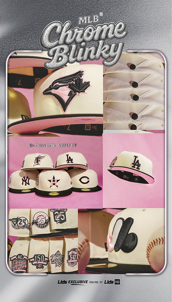 The Chrome Blinky 59Fifty pack covers all 32 MLB teams!