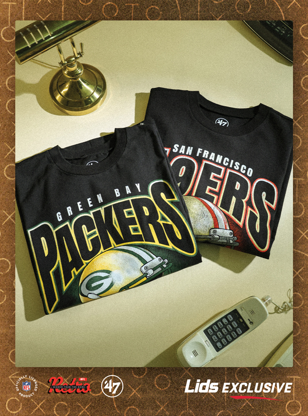 It's all about Retro! Add the 47' Retro NFL tees to your wardrobe.